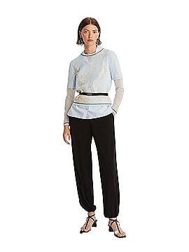 Tory Burch Black Jersey Ankle Pants Casual Pants (view 2)