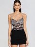 retrofête 100% Nylon Silver Retrofête Bodysuit Size XS - photo 3