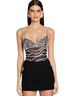 retrofête 100% Nylon Silver Retrofête Bodysuit Size XS - photo 1
