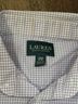 Ralph Lauren Checkered-gingham Purple White Button-Down Shirt Size 20 - photo 3