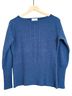 Dunedin 100% Cashmere Solid Blue Cashmere Pullover Sweater Size M - photo 1