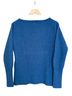 Dunedin 100% Cashmere Solid Blue Cashmere Pullover Sweater Size M - photo 2