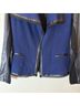 Vince. Bouclé Knit Lambskin Leather Drape Moto Jacket Jacket - photo 4