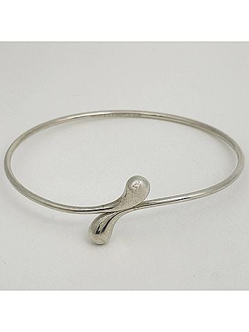 Tiffany & Co. Tiffany &amp; Co. Teardrop Bangle, Sterling Silver 925, Silver, Women's (view 2)