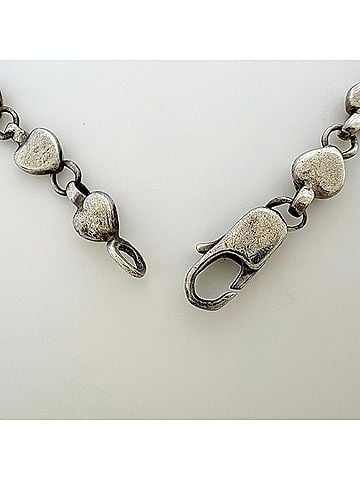 Tiffany & Co. Tiffany &amp; Co. Puff Heart Bracelet, Sterling Silver 925, Silver, Women's (view 2)