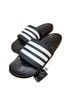Adidas Black White Flip Flops Size 11 - photo 1