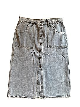 Happily Grey Denim Skirt (view 1)