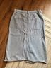 Happily Grey Denim Skirt Size 11 - photo 4