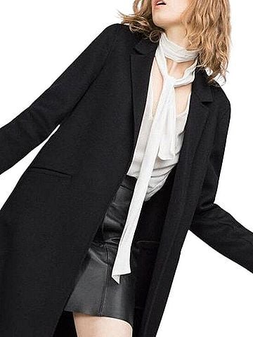 Zara Rare Minimal Hand Made Coat Coat (view 2)