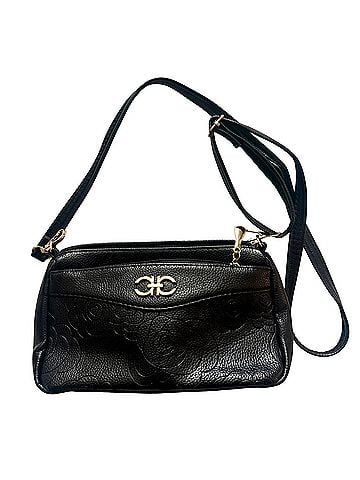 Weatherproof Leather Crossbody Bag (view 1)