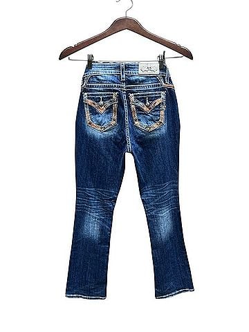 Miss Me Autum Leaf Border Jeans (view 2)