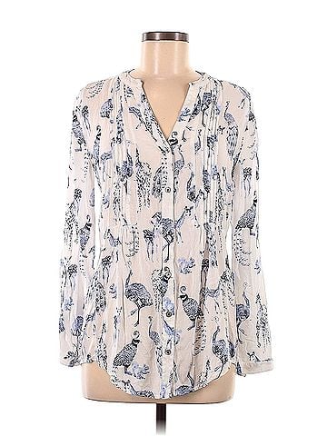 Maeve Maeve Long Sleeve Button Down Shirt (view 1)