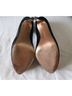 BCBGeneration Snake Print Black Heels Size 6 1/2 - photo 5