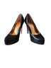 BCBGeneration Snake Print Black Heels Size 6 1/2 - photo 4