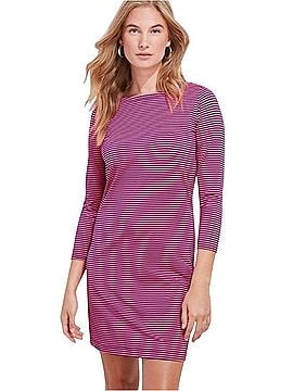 Vineyard Vines Sankaty Striped Boatneck Dress Casual Dress (view 1)