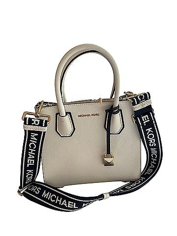 Michael Kors Leather Satchel (view 1)