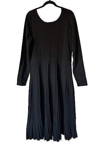 Tory Burch Florence Knit Pleaded Casual Dress (view 1)