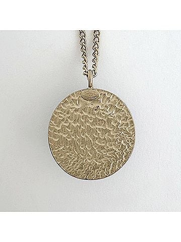 Chanel Chanel necklace, Coco Mark, GP rhinestone, gold, for women. (view 2)