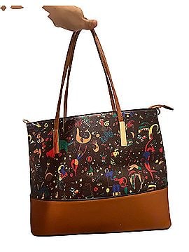 Saffron Leather Tote (view 1)