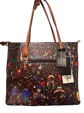 Saffron Leather Tote (view 2)