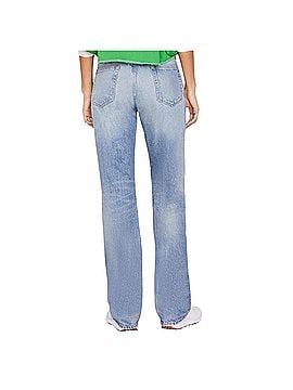 FRAME the Low Boot in Indigo Summit Jeans (view 2)