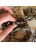 Michael Kors Brown and grey snakeskin silver hardware Leather Hobo - photo 8