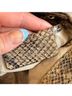 Michael Kors Brown and grey snakeskin silver hardware Leather Hobo - photo 3