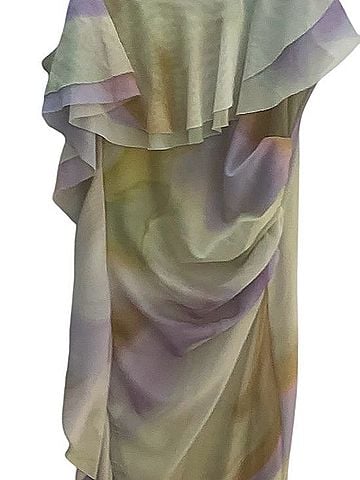 Zara Strapless Pastel Ruffle Dress Cocktail Dress (view 1)