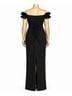 Xscape Solid Black Cocktail Dress Size 20 - photo 5