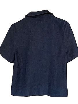 Quince 100% European linen blouse Short Sleeve Button-Down Shirt (view 2)