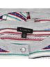 Talbots Stripes Multi Color Red Gray Cardigan Size M - photo 4