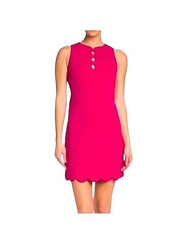 Vince Camuto Scalloped Shift Dress Casual Dress (view 1)