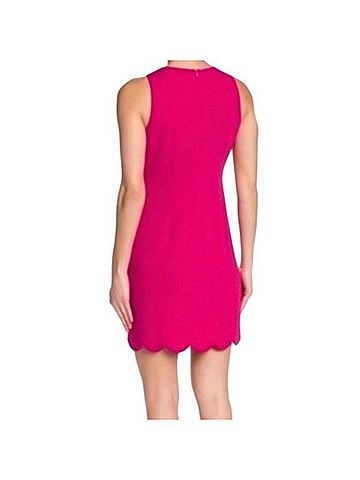 Vince Camuto Scalloped Shift Dress Casual Dress (view 2)