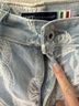 Levi's Floral Blue Denim Shorts Size 27 waist - photo 3