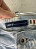Levi's Floral Blue Denim Shorts Size 27 waist - photo 4