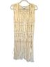 Paris Hues 100% Polyester Solid Ivory Vest Size L - photo 1