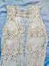 Paris Hues 100% Polyester Solid Ivory Vest Size L - photo 7