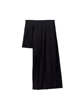 Zara asymmetric pleated skirt Skort (view 2)