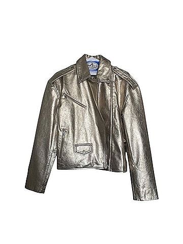 Anthropologie Astrid Shimmer Leather Jacket (view 2)