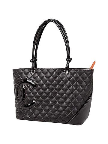 Chanel Chanel Cambon Line Large Leather Tote Bag, Brown, for Women (view 1)