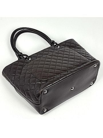 Chanel Chanel Cambon Line Large Leather Tote Bag, Brown, for Women (view 2)
