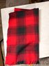 Gap Plaid Red Black Scarf One size - photo 4