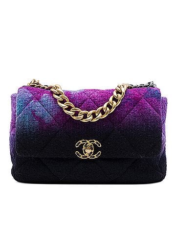 Chanel Large Tweed Ombre 19 Flap (view 1)