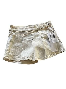 PTCL Pleated Denim Mini Skort Skort (view 2)