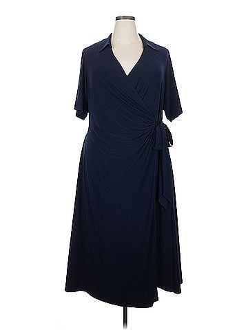 MSK Wrap Dress Msk Casual Dress (view 1)