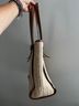 Talbots Solid Brown Ivory Leather Tote One size - photo 3