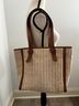 Talbots Solid Brown Ivory Leather Tote One size - photo 8