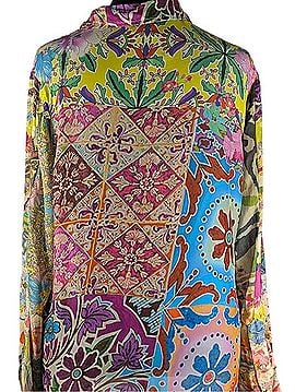 Johnny Was Milla Long Sleeve Button-Down Shirt (view 2)
