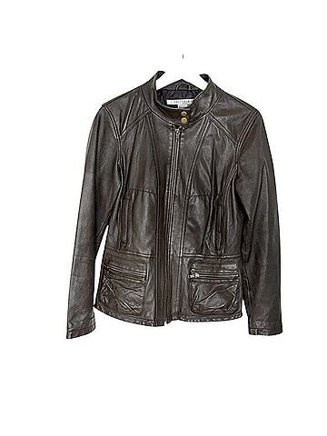 Rezrekshn by Esther Chen Esther Chen Leather Jacket Jacket (view 2)