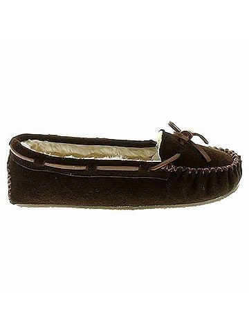 Minnetonka Women's Cally Shoes in Chocolate Suede (view 2)